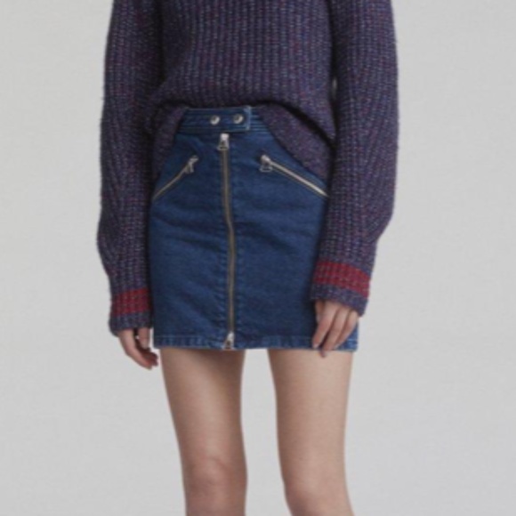 RAG & BONE RACER SKIRT ~ NWOT - Picture 7 of 9